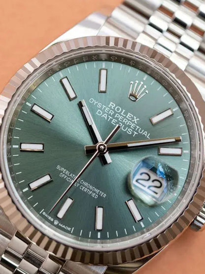 Luxury Green Dial Stainless Steel Watch – Premium Edition