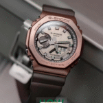 Brown Metal Dial Watch for Men – Stylish Classic Design