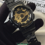 Black & Gold Sport Watch for Men – Rugged Street Style