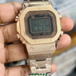 Rose Gold Metal Digital Watch for Women – Stylish Premium