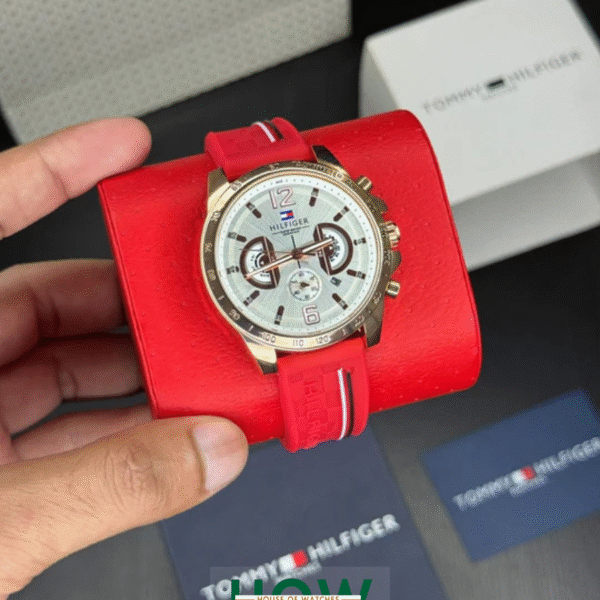 Red Dial Watch for Men – Stylish Modern Design