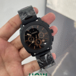 Black Chronograph Watch for Men – Sleek Modern Design