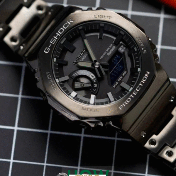 Grey Metal Digital Watch for Men – Stylish Sport Vibe
