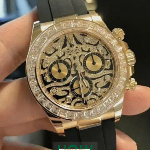 Gold Tiger Dial Watch for Men – Limited Luxury Edition