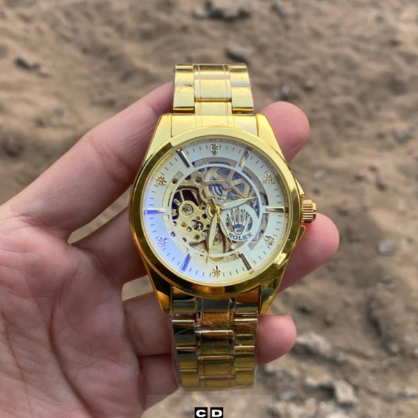 Gold Automatic Watch for Men – Royal Luxury Look