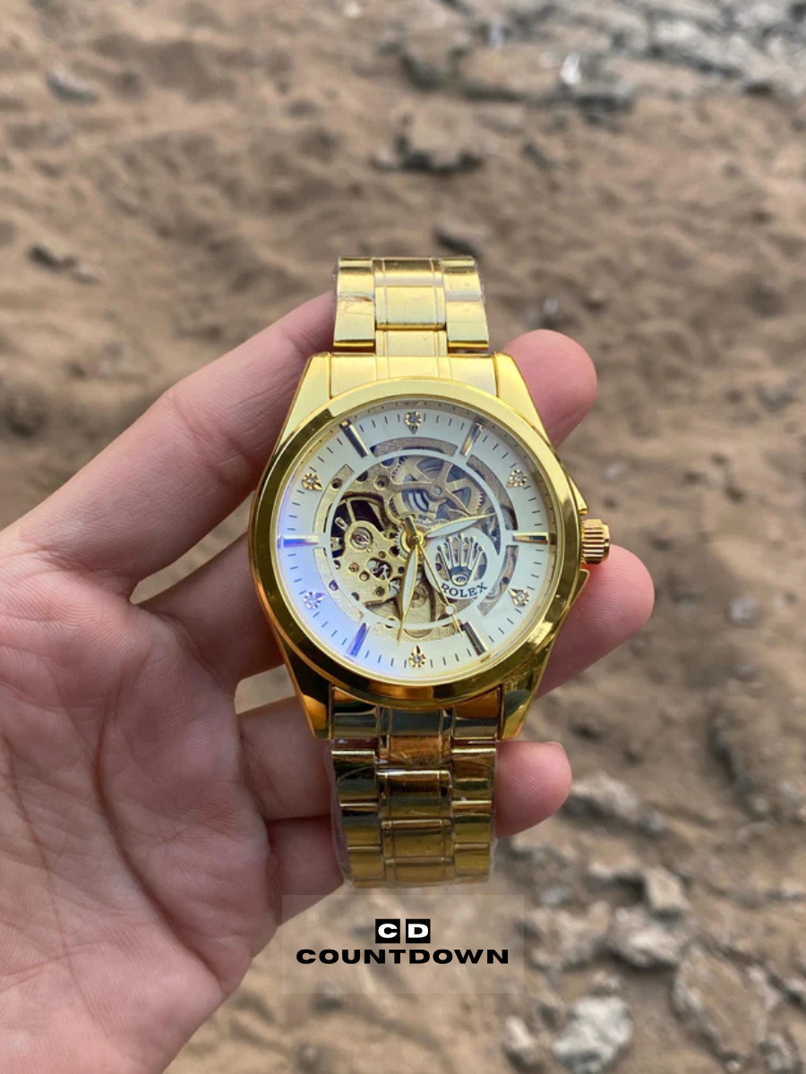 Image00001 Gold Automatic Watch for Men – Royal Luxury Look - Image 1