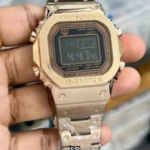 Rose Gold Metal Digital Watch for Women – Stylish Premium