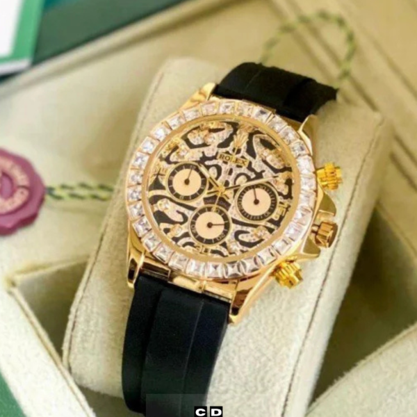 Gold Tiger Dial Watch for Men – Limited Luxury Edition