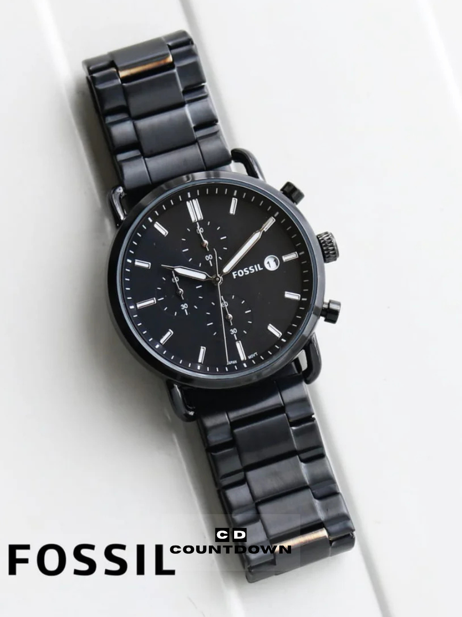 Image00001 Black Chronograph Watch for Men – Bold Premium Look - Image 1