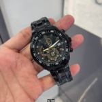 Black & Gold Chronograph Watch for Men – Bold Premium