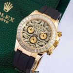 Gold Tiger Dial Chronograph Watch for Men – Luxury Limited