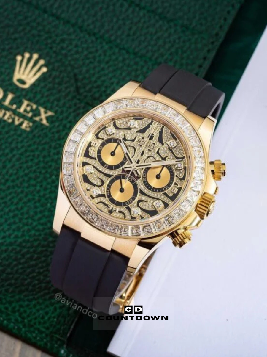 Image00001 Gold Tiger Dial Chronograph Watch for Men – Luxury Limited - Image 1