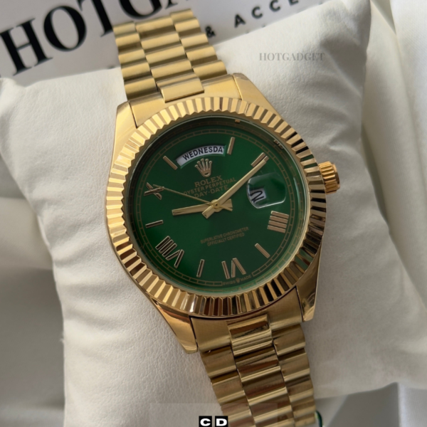Green Dial Automatic Watch for Men – Royal Luxury Look
