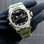 Green Military Digital Watch for Men – Bold Army Style