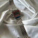 Red Dial Retro Digital Watch for Men & Women – Stylish