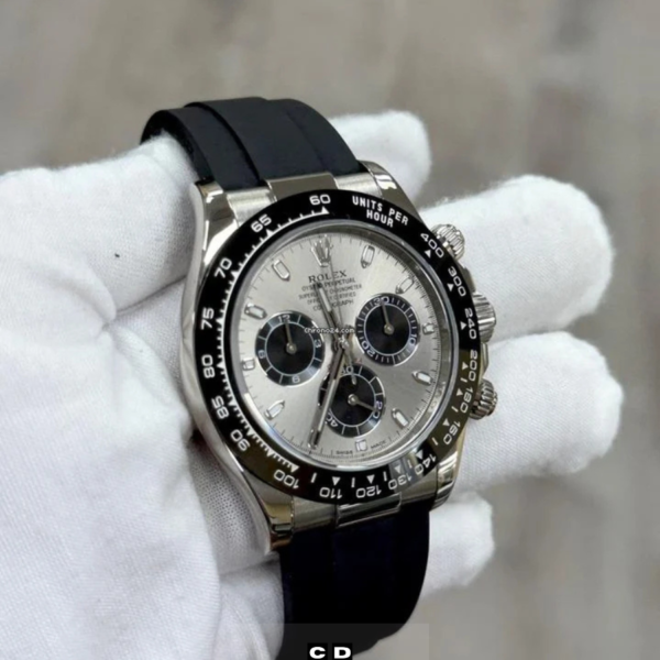 Grey Dial Chronograph Watch for Men – Stylish Luxury