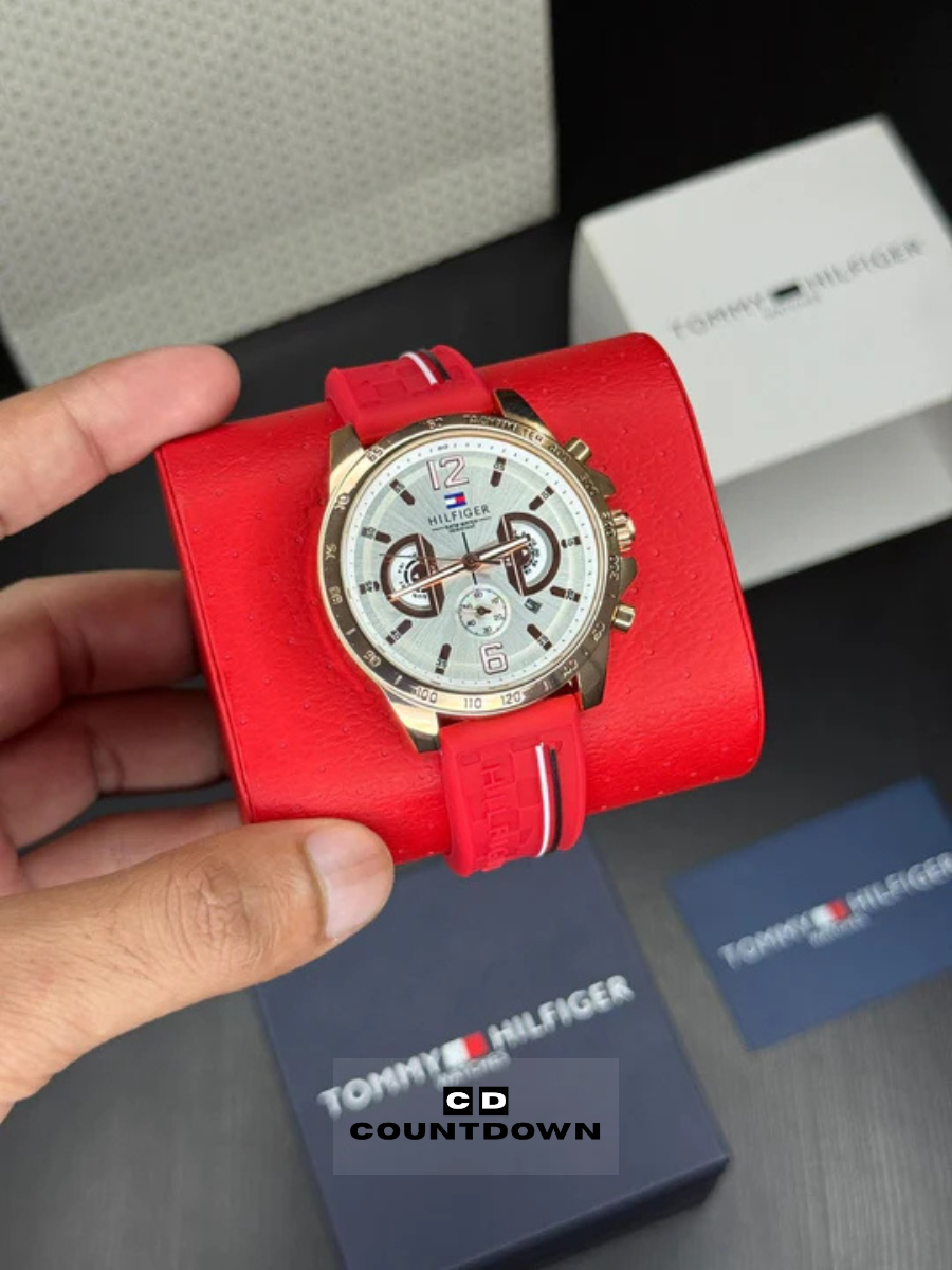 Image00002 Red Dial Watch for Men – Stylish Modern Design - Image 1