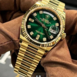 Gold Dial Automatic Watch for Men – Modern Luxury Look