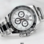 Silver Chronograph Watch for Men – Luxury Racer Style