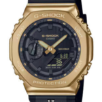 Gold Metal Dial Digital Watch for Men – Luxury Edition