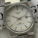 White And Silver Stainless Steel Strapes Date Dial Watch For Men