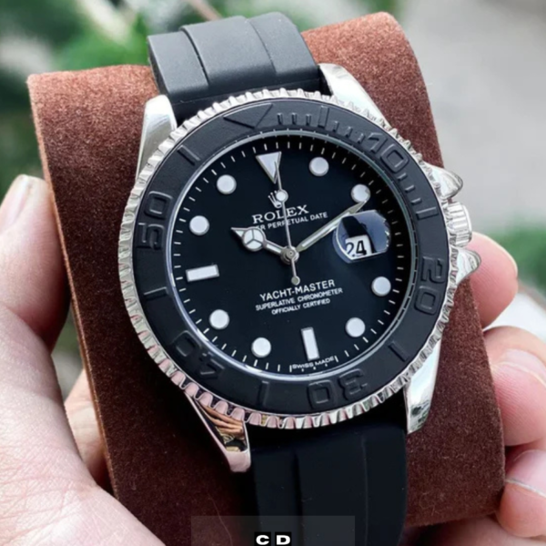 Premium Black Dial Sports Watch – White Case Edition