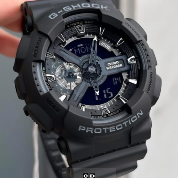 Men’s Premium Analog-Digital Sports Watch – Bold Black