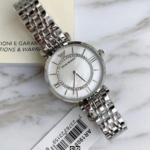 Minimalist Stainless Steel Round Dial Women's Watch
