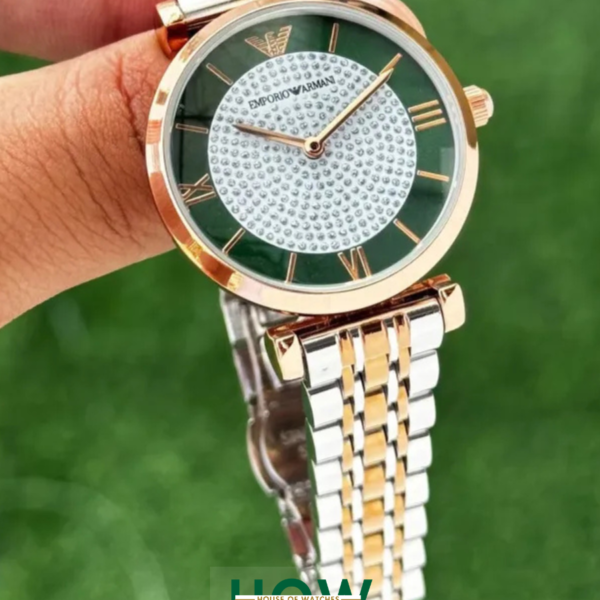 Luxury Pavé Crystal Bezel Women’s Watch