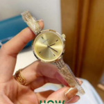 Minimalist Copper Case Black Dial Women’s Watch