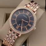 Luxury Crystal Bezel Stainless Steel Women’s Watch