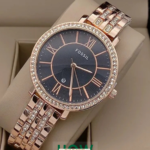 Luxury Crystal Bezel Stainless Steel Women’s Watch
