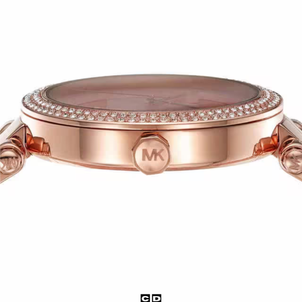 Elegant Two-Tone Case Pink Dial Formal Watch