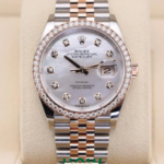 Luxury Two-Tone Copper Grey Dial Automatic-Style Men’s Watch