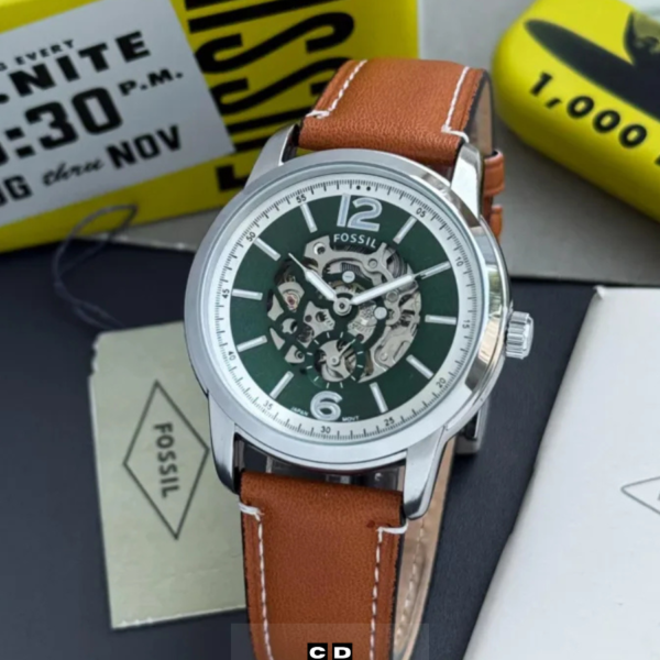 Luxury Silver Case Automatic Men’s Watch