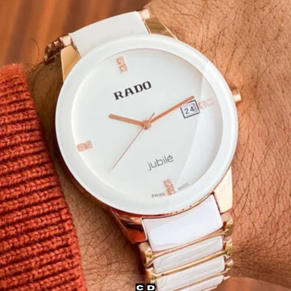 Classic White Dial Matching Watch Set
