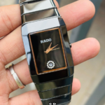 Premium Black Ceramic Strap Analog Watch
