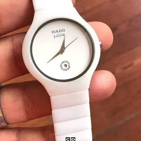 Premium White Ceramic Men’s Watch