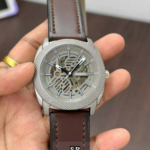 Luxury Brown Leather Automatic Men’s Watch