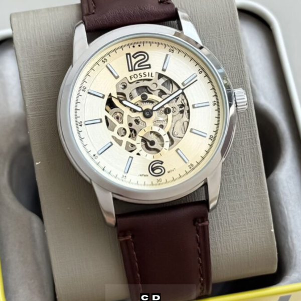 Luxury Silver Case Automatic Men’s Watch
