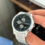 Luxury Black Stainless Steel Men’s Watch