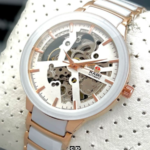 Premium White Dial Rose Gold Timepiece