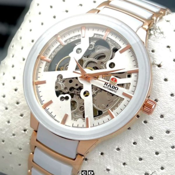 Premium White Dial Rose Gold Timepiece