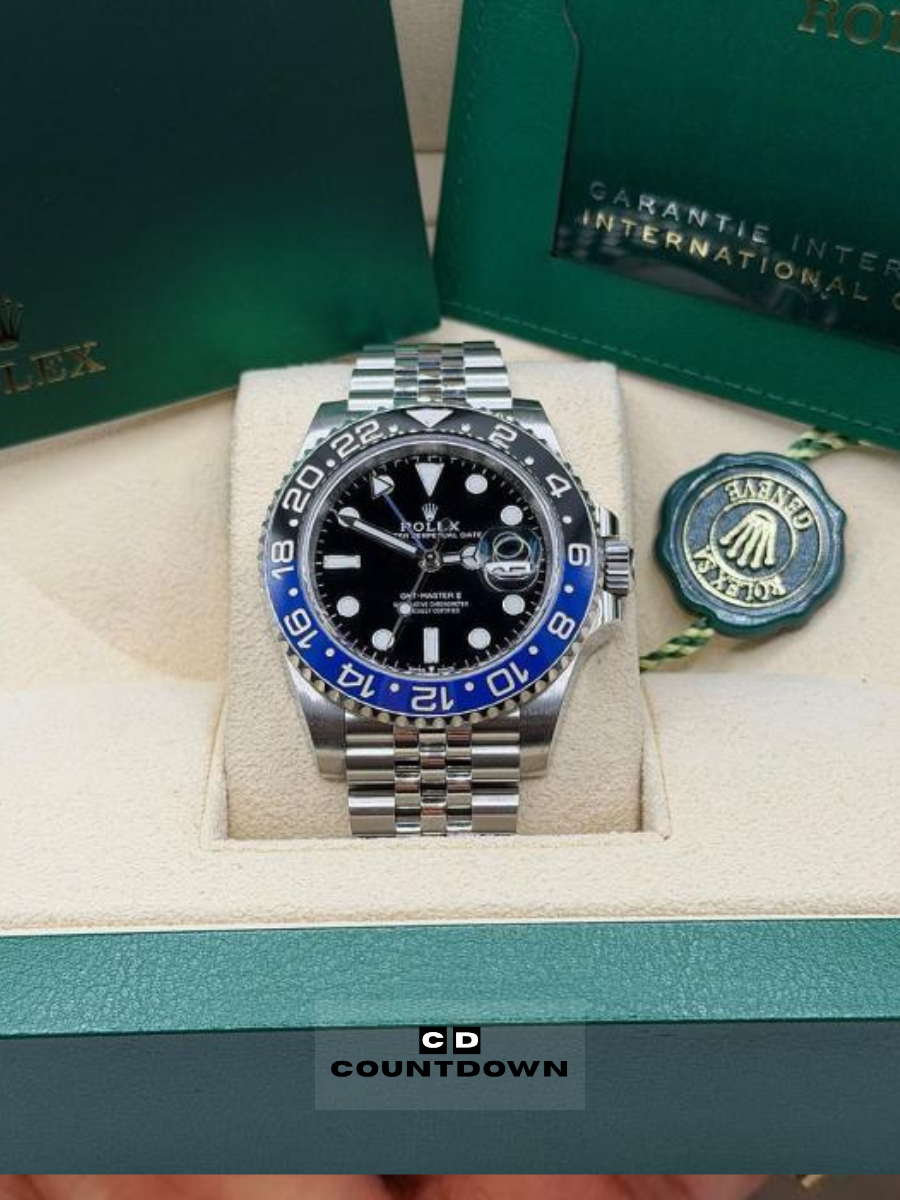 Image00002 Luxury Blue GMT Style Automatic Watch - Image 1