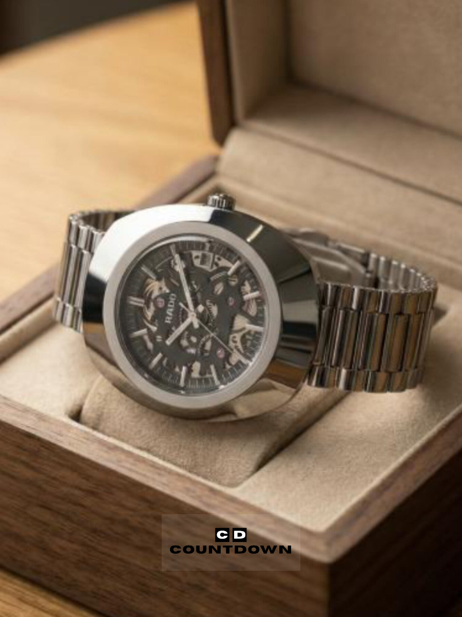 Image00004 Premium Open Dial Silver Timepiece - Image 1