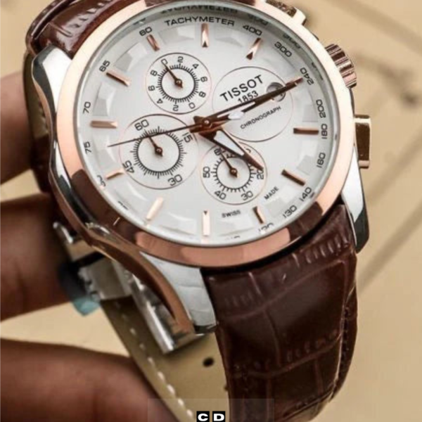 Premium Brown Leather Men’s Watch