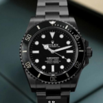 Luxury Black PVD Submariner Style Watch